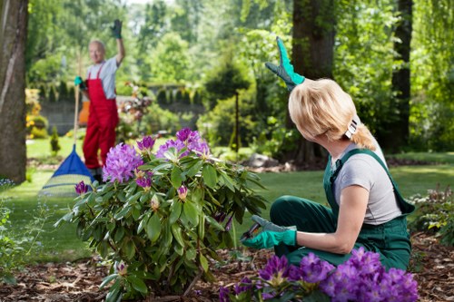 Sorting recyclable landscaping waste in Lambeth for proper separation